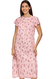 Zebu All Over Printed Round Neck Half Sleeve nightdress (pack of 1)