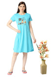 Zebu Round Neck Half Sleeve nightdress