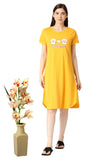 Zebu Round Neck Half Sleeve nightdress