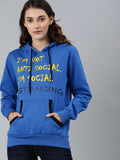 ZEBU designer typography cotton blend sweatshirt (Pack of 1)