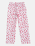 SINI MINI trendy pure cotton printed pant (Pack of 1)