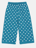 SINI MINI trendy pure cotton polka dot capri (Pack of 1)