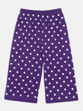 SINI MINI trendy pure cotton polka dot capri (Pack of 1)