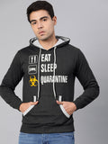 ZEBU designer typography cotton blend sweatshirt (Pack of 1)
