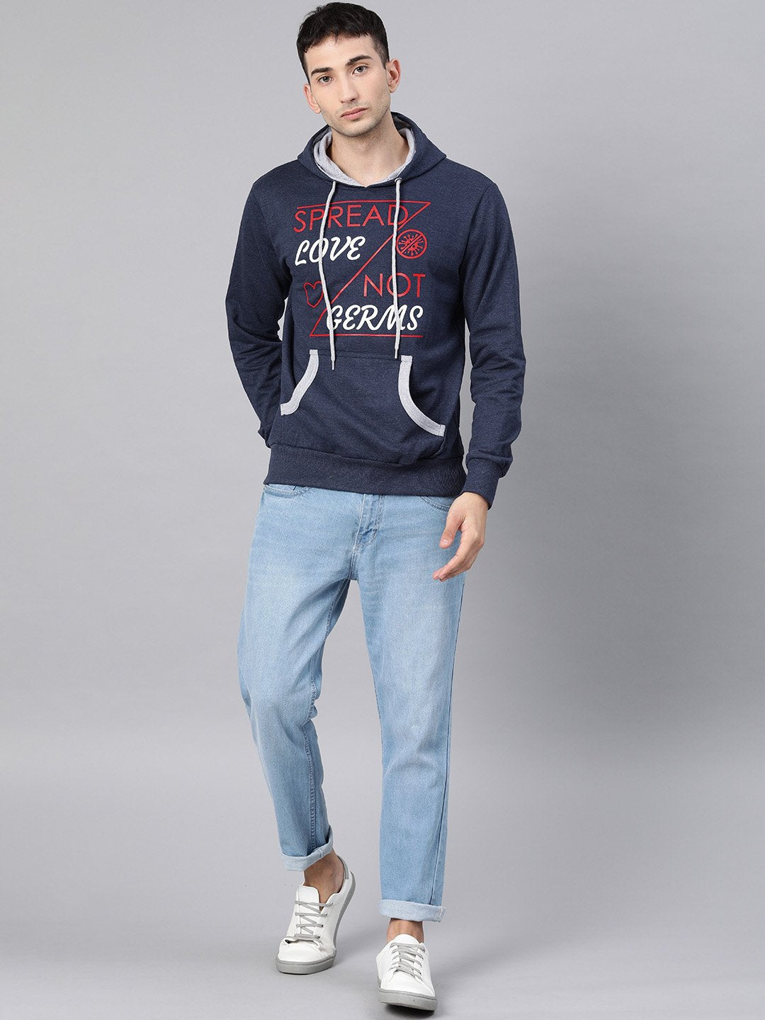 NAVY MELANGE