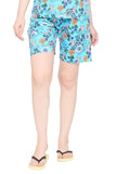 ZEBU Women's  All Over Printed Shorts (Pack of 1 )