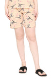 ZEBU Women's  All Over Printed Shorts (Pack of 1 )