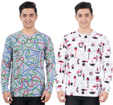 Now Or Never Trendy Cotton Blend All Over Printed T-shirt (pack of 1)