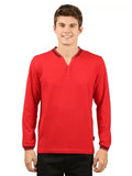 Zebu Men's Solid Henley Neck Cotton Full Sleeve T-shirt (pack of 1)
